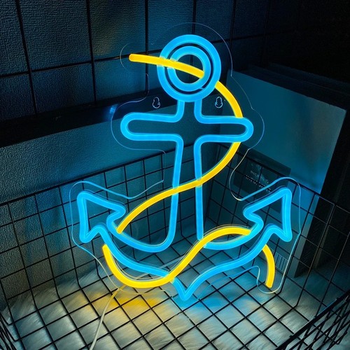 Lampe néon led ancre - lampe,
