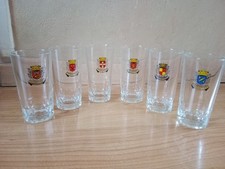 6 Verres Anciens Pastis Duval