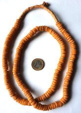 Collier Perles de verre en poudre - Perles de commerce africaines Vintage