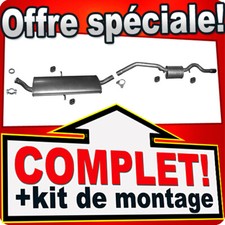 Échappement pour MERCEDES-BENZ A KLASSE (W169) 170 180 200 1.7 2.0 2004-2012