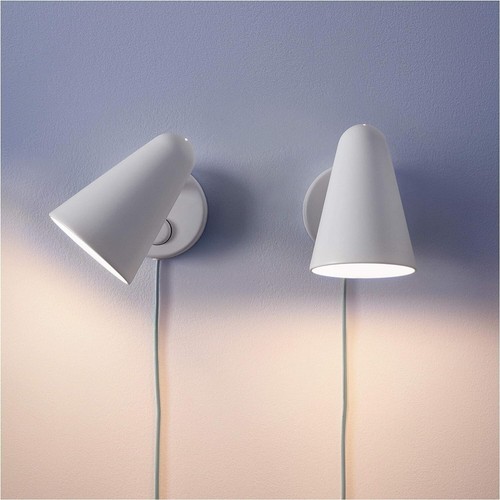 Ikea wall mount lamp white - white, led