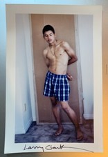 Original signature - Larry Clark - 15x23 cm - Argentique