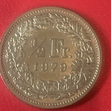 Pièce de monnaie 1/2 franc