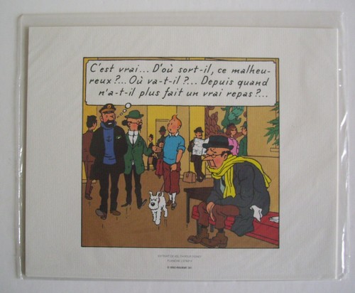 Tintin extrait vol 714 - tintin, de