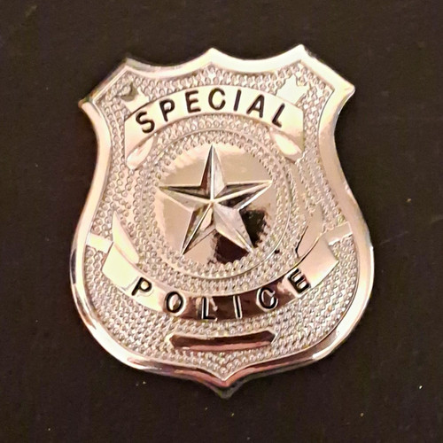 Special police silver tone - police,