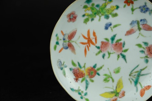 Assiette chinoise papillon - assiette,