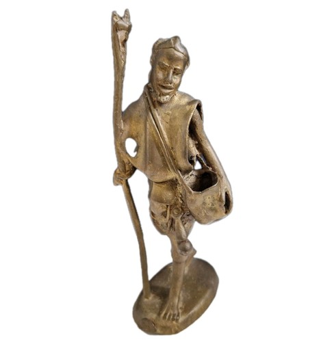 Statuette bronze la cire - la,