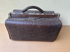 Ancien sacoche cuir médecin ou infirmier début XX°