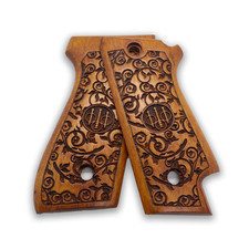 Poignée de pistolet ZIB GRIPS Beretta 92S faite à la main en bois de noyer...