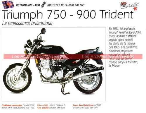 Triumph 750 900 - triumph, trident