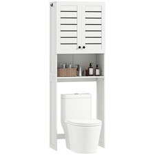 HOMCOM Meuble WC dessus de