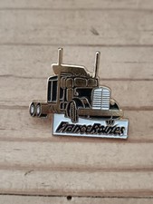 Pin's Pins Pin Enamel 22 Camion  Tracteur Routier "FRANCE ROUTES" Version Noir 