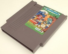 nes LES SCHTROUMPFS pal B FRA en loose nintendo