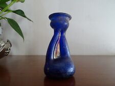 Vase miniature verre irisé
