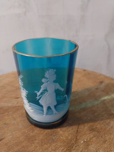 Verre émaillé mary grégory - mary,