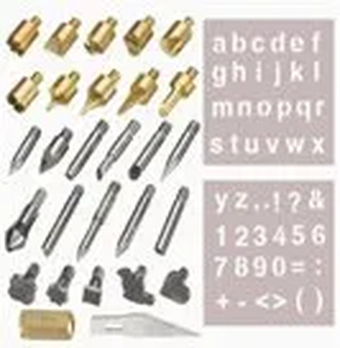28pcs kit pyrogravure - pyrogravure, de