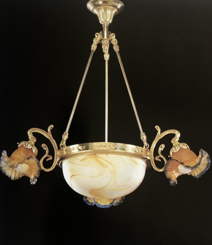 Lustre 4lum art nouveau - lustre,