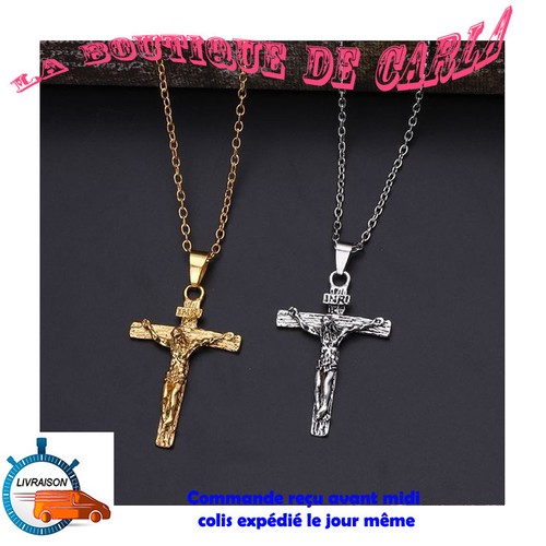 Pendentif chaine croix - pendentif, et