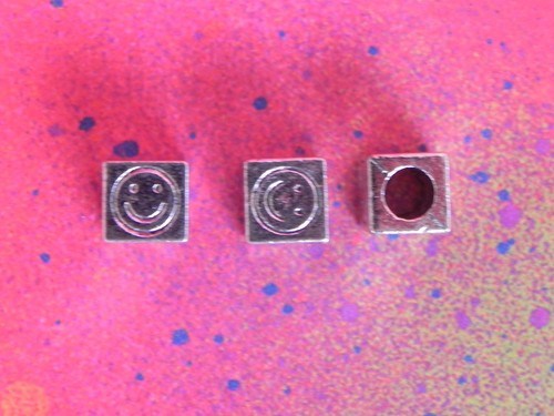 Smile smiley face silver - 10,