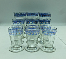Lot de 18 verres anciens à