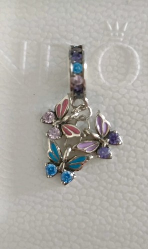 Charm papillons en argent - charm, 🦋
