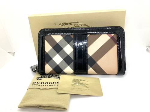 Portefeuille long burberry - portefeuille,