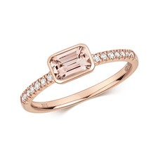 Bague Solitaire Femme Or Rose