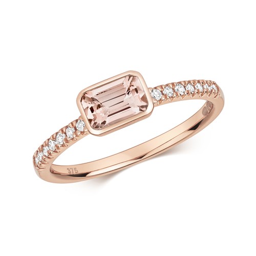 Bague solitaire femme rose - bague,