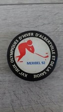 palet hockey sur glace jeux olympique hiver Albertville  MERIBEL 1992 collector 