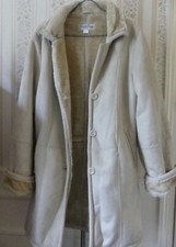 Manteau blanc cassé T38/10