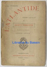L'Atlantide Poème catalan de Jacinto Verdaguer Justin Pépratx 1900 Envoi