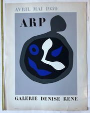Jean Arp at Denise René 1959