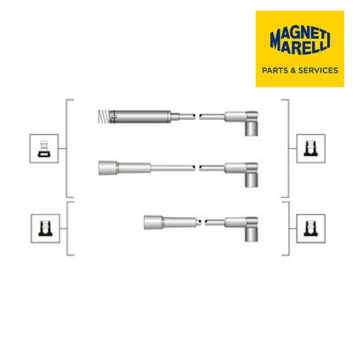 Ignition cable kit magneti - kit,