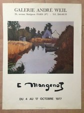 MANGENOT 1977 AFFICHE