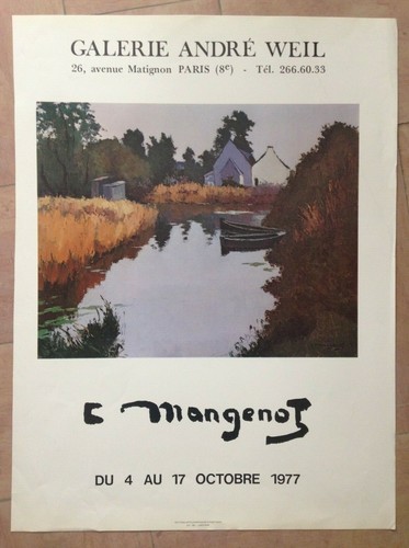 Mangenot 1977 affiche - mangenot,