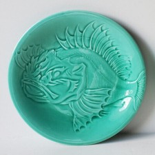 Assiette vintage poisson