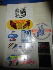 10 AUTOCOLLANTS MOTO PARIS