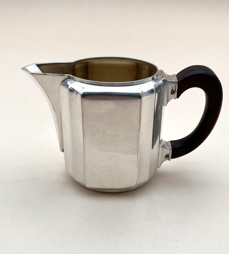 Pot lait art deco métal - pot,