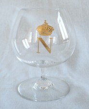 Verre à cognac - cristal de Baccarat - Napoléon or / Perfection - signé - 11,5cm