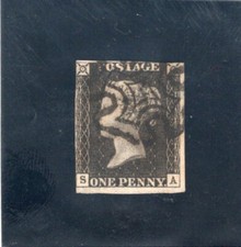 TIMBRE N° 1  ONE PENNY BLACK