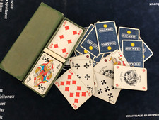 Lot boîte de 2 JEUX DE 54 CARTES RICARD petit soleil avec boîte