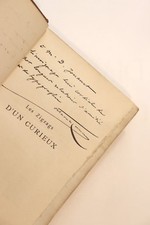 1888 Octave UZanne Les Zigzags d'un Curieux Félix Buhot Envoi autographe Jouaust