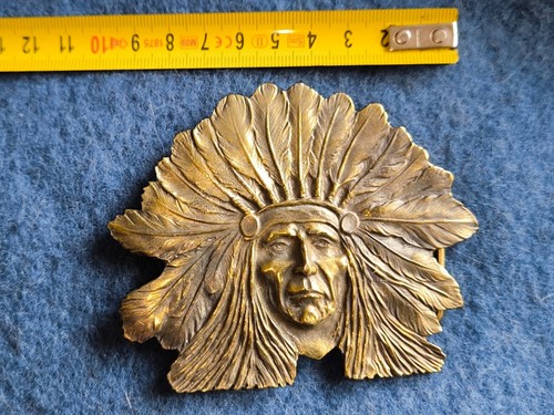 Tête chef sioux boucle - tête,