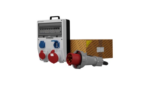 Coffret chantier câblé - coffret, de