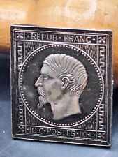 Motif timbre en argent fin 999