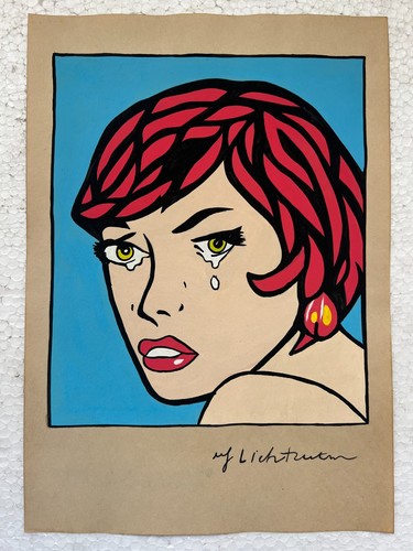 Dessin roy lichtenstein fait - roy, (fait