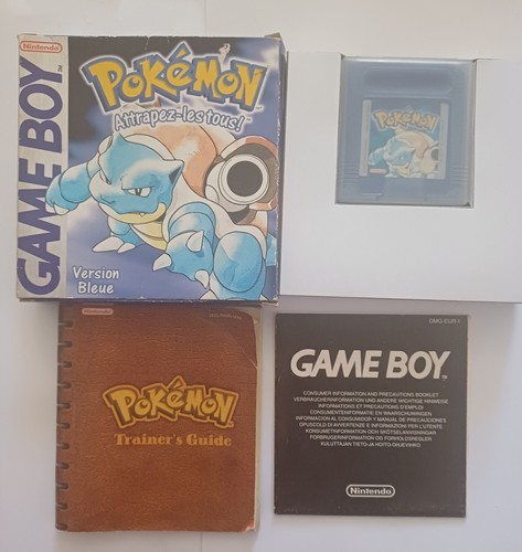 Jeu pokémon version bleue - jeu,