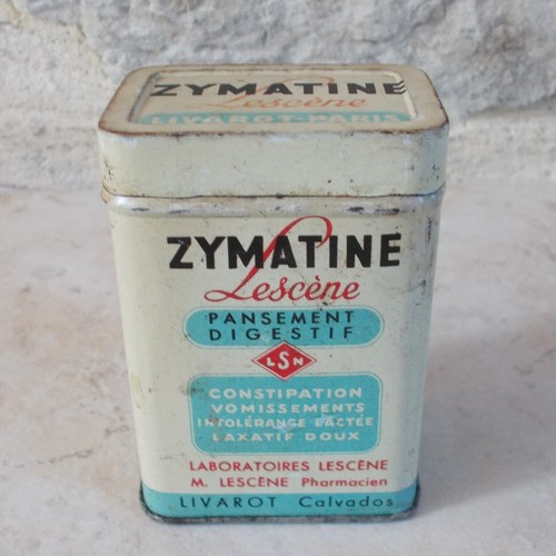 Ancien boitier métal zymatine - ancien,