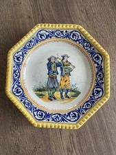 Ancien plat en faience de
