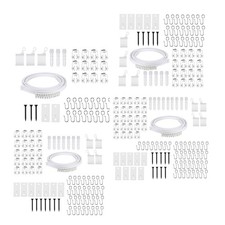 Accessoire de montage de rail de rideau de plafond pour camping-car de